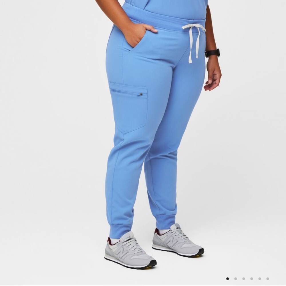Ceil blue scrub pants
